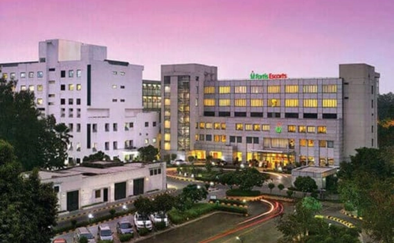 Exterior View of Fortis Escorts