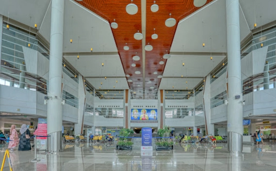 Lobby area at Rajagiri Hospital