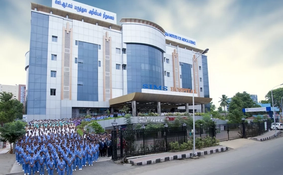 Exterior View of SIMS Hospital