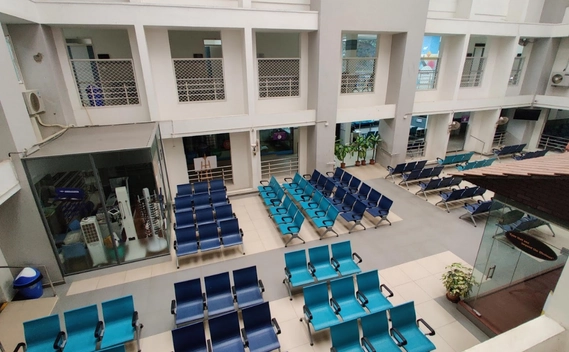 Patient waiting area at Sankara Eye